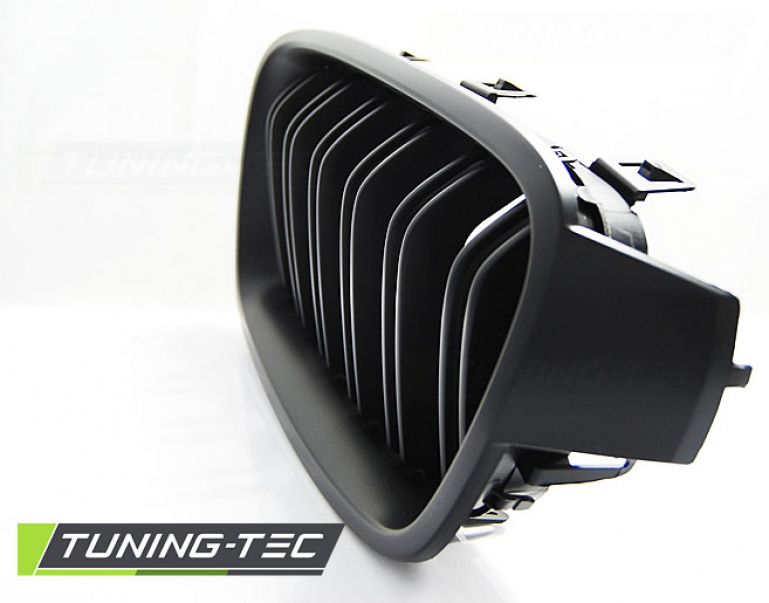 Upgrade Sportgrill Nieren für BMW 3er F30/F31 Limousine/Touring 11-18 matt schwarz in Doppelsteg Design